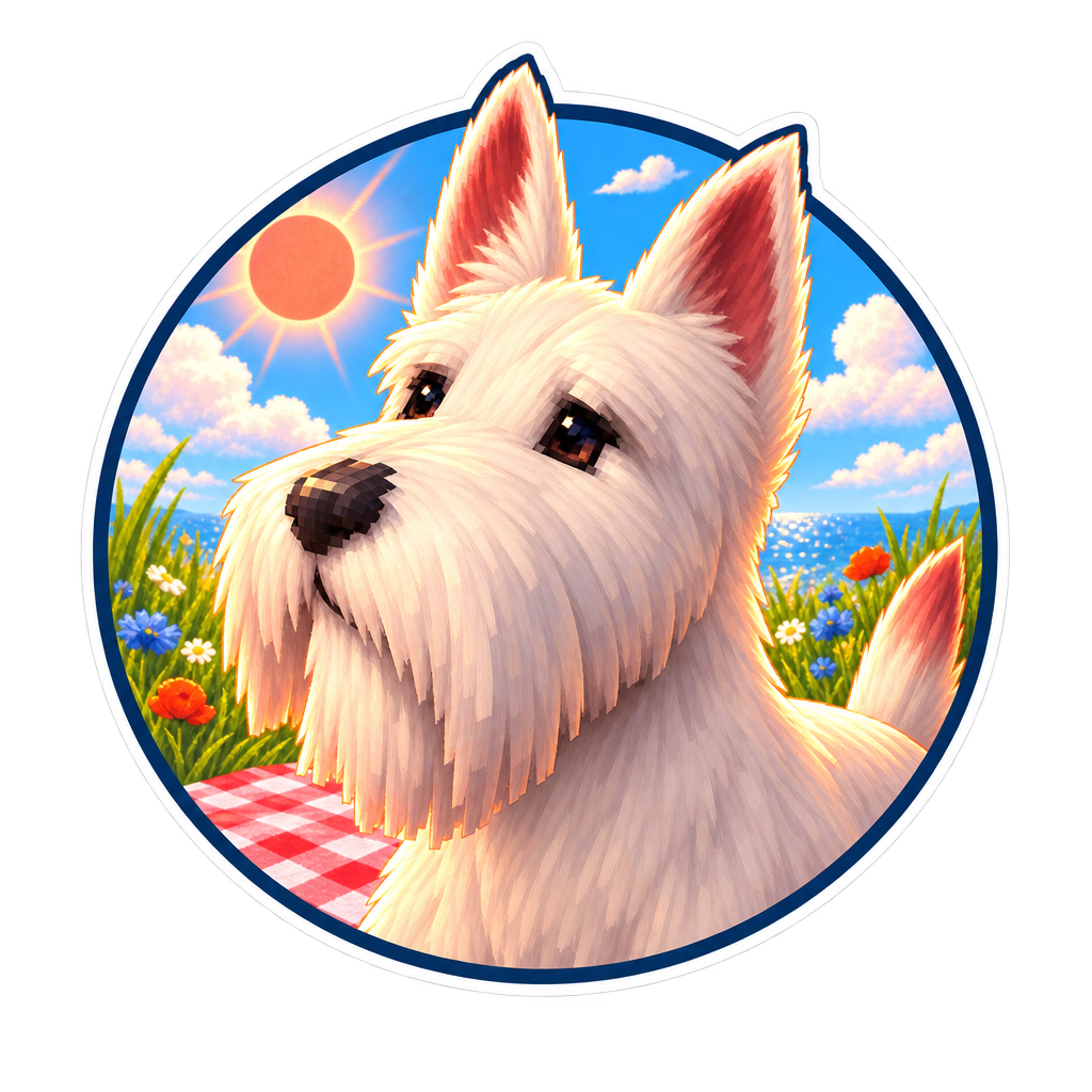 Sunset Scottie mark